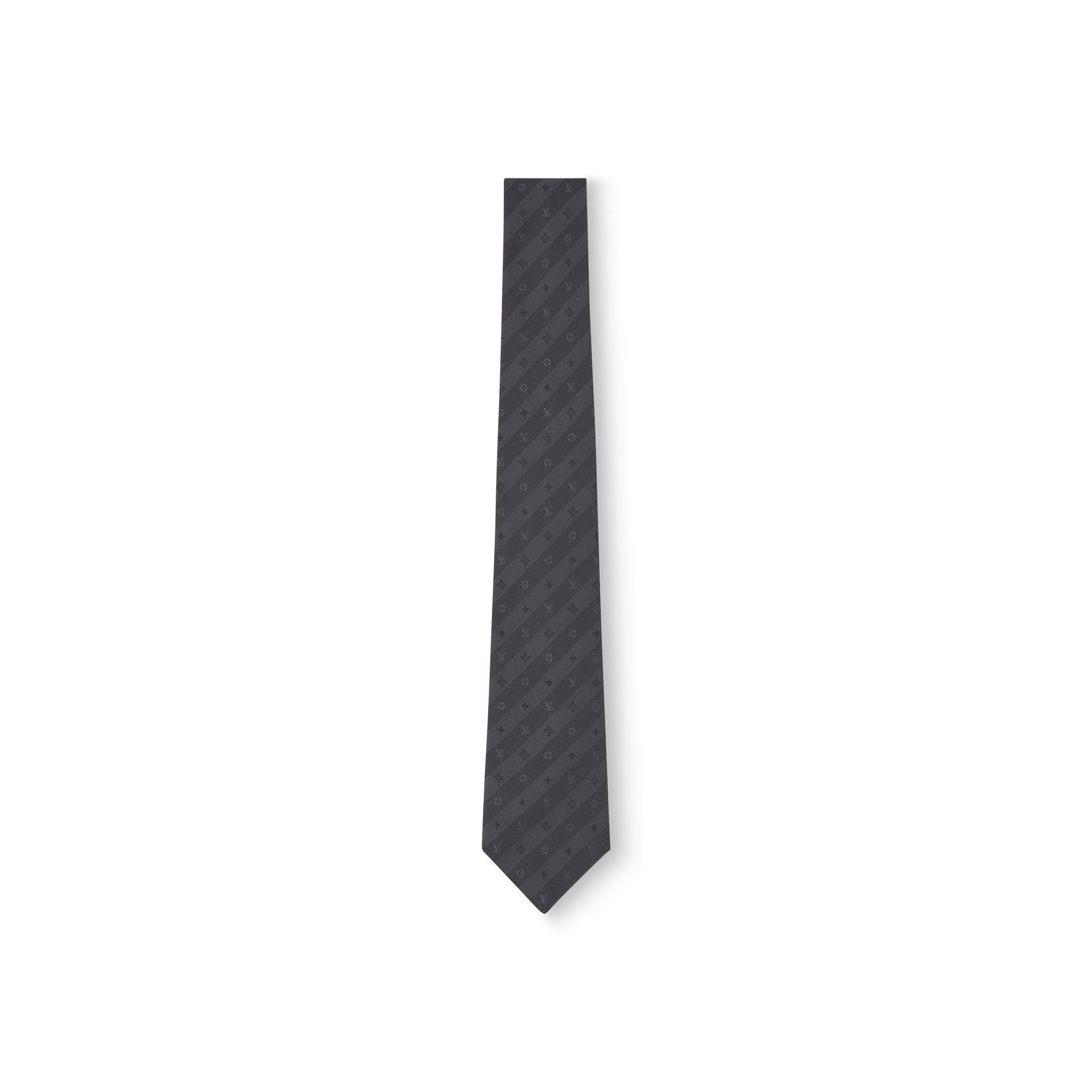 Monogram Stripy Tie S00 - For Men | LOUIS VUITTON